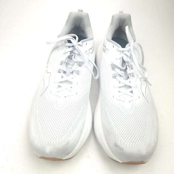 Saucony Hurricane 24 Men\'s Running Shoes White/Gray, Size 15 main image 5